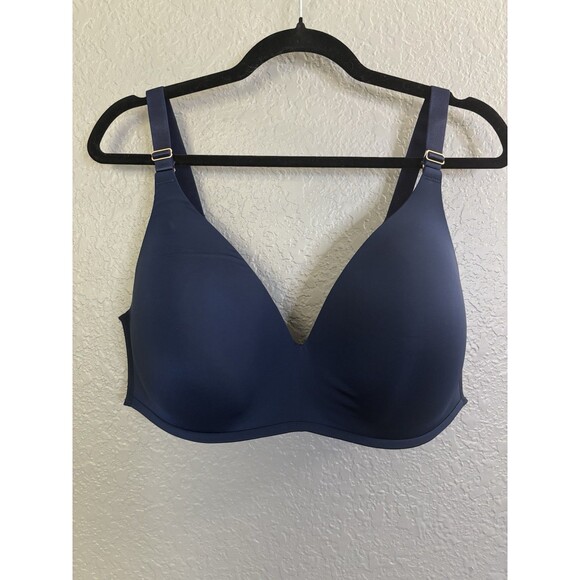 Soma Bra 36DDD Navy Blue Vanishing 360 Wireless Wire Free Back Closure - Picture 1 of 3